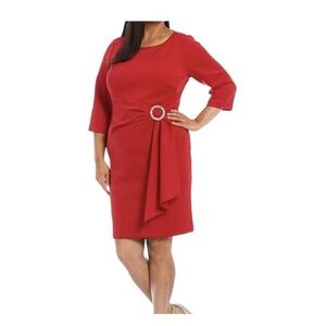Eliza J. Red Cocktail Party Dress in Size 22.